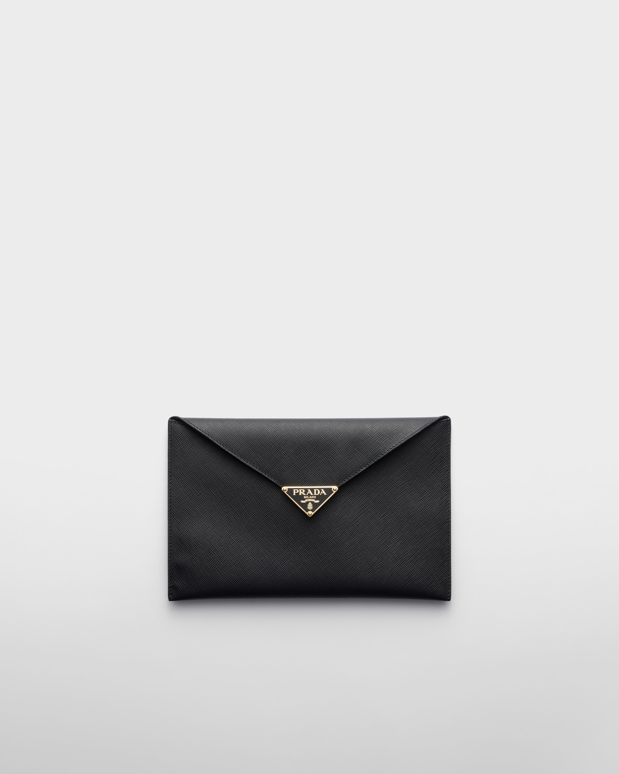 Prada Saffiano leather envelope clutch - Image 1